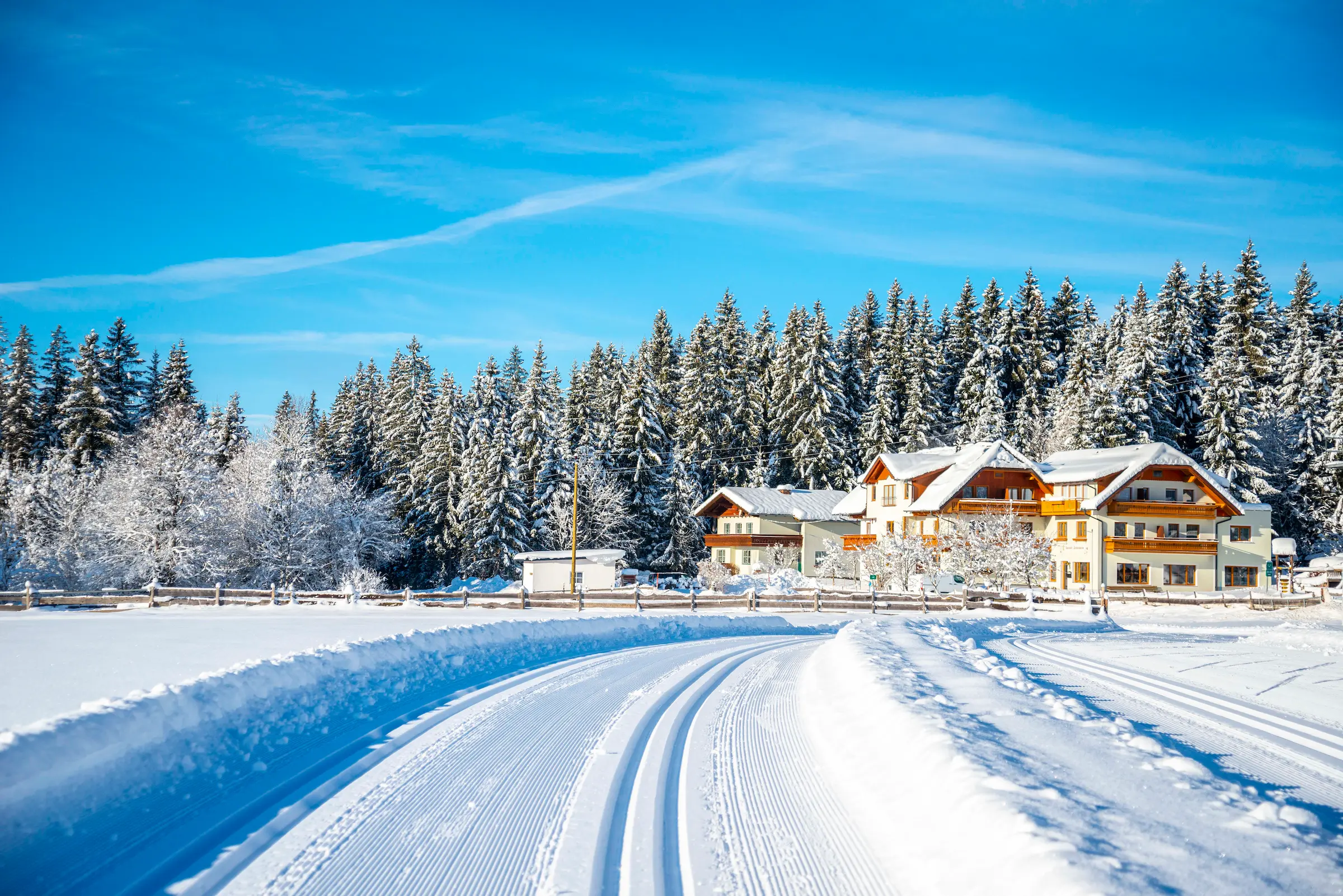 Alpengasthof Fichtenheim im Winter